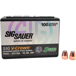 Sierra SIG V-Crown JHP Ammo