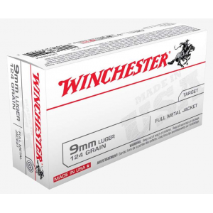 Winchester USA Luger FMJ Ammo