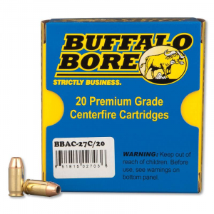Buffalo Bore Jacketed HollowPoint JHP +P Ammo