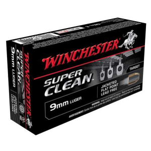 Winchester Super Clean Luger FMJ Ammo