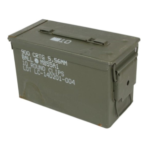 Military Surplus M2A1 50 Cal Metal Ammo Can, Good Condition - Battlehawk Armory