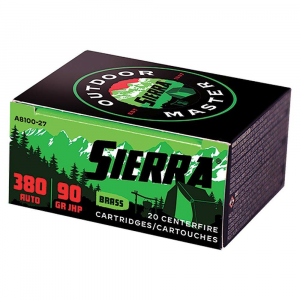 Sierra Outdoor Master Sport JHP Ammo