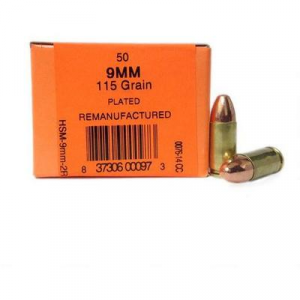 HSM Training Luger FMJ Ammo