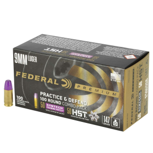 Federal Practice & Defend Luger HSTSynthetic Ammo