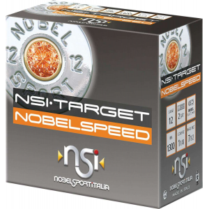 NOBEL Speed Sport Clay 12 Gauge 2.75 1 1/8oz #7.5 Shotgun Ammunition 837913000465 238313