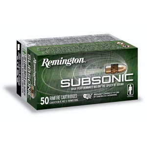 Remington Subsonic Plated HP Ammo