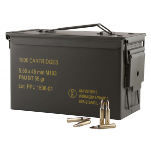 Bulk PPU Mil FMJBT Ammo