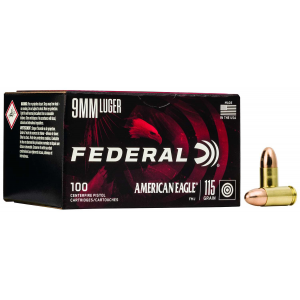 Federal American Eagle Luger FMJ Ammo