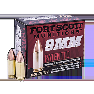 Fort Scott Munitions TPD Tumble Upon Impact TUI Ammo