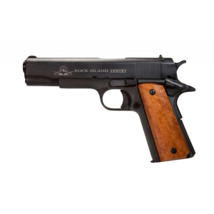 ROCK Island 51815 Gi Standard Fs *ca Compliant 38 Super 5 9+1 Black Parkerized Wood Grip Fixed Sights