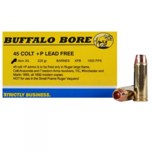 Buffalo Bore Buffalo-Barnes Lead-Free LC Barnes XPB +P Ammo