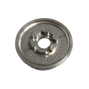 Diligent Defense Flash Cap 9/32 6-4 Titanium Raw Titanium - Diligent Defense Co