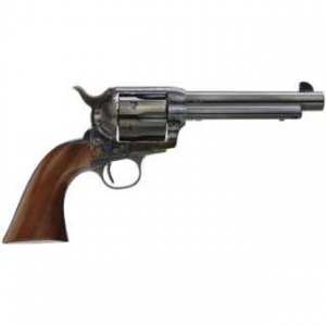 TAYLORS And Company 5000 1873 Gunfighter 357 Mag 6 Round 5.50 Blued Case Hardened Walnut Army Sized Grip