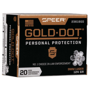 Speer Gold Dot Personal Protection Luger HP Ammo