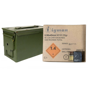 Bulk Igman M193 Ball With Can Ammo