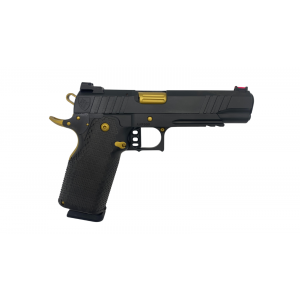 Alpha American AAF4 9mm 171rds 5 Gold Barrel Black w Gold Small Parts Pistol
