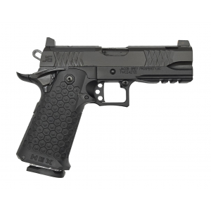 Jacob Grey TWC Hex 9mm 425 Ported Bull Barrel 2 17rd Magazines Optics Ready All Black Pistol