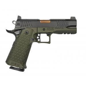 Jacob Grey TWC Hex 9mm 425 Ported Bull Barrel 2 17rd Magazines Optics Ready Duty Green Pistol