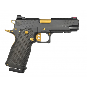 Alpha American AAF4 9mm 171rds 5 Gold Barrel Black w Gold Small Parts Pistol