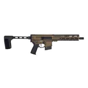 CMMG Dissent Mk4, .338 Arc, 10.5 Barrel, 1- 10rd Magazine, Midnight Bronze, Braced, Pistol 840442506896 178224484
