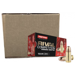 Bulk NORMA RIVAL COMPETITION SUBSONIC Case FMJ Ammo
