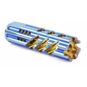 F-1 Firearms Surplus Dragon Slayer Muzzle Break .308 5/8x24mm - Blue - F-1 Firearms