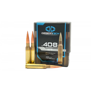 DESERT Tech Premium Match.408 Cheyenne Tactical 446 Grain Open Tip Match Brass Cased Centerfire 10 Rounds Dtm-408400-bx 813865025374 7053816