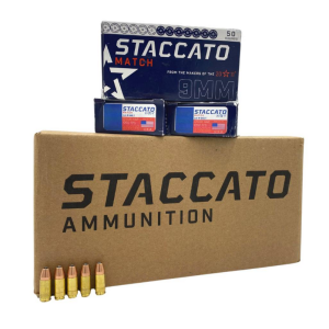 8167810188191 STACCATO 9mm Match 136gr Otm Ammunition 1000rd Case 8167810188191 178226194