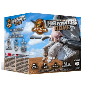 HS Dove 20ga #7 3/4oz 3'' 25 Per Box 816383004234 552925