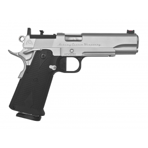 Alchemy Custom Weaponry Quantico HiCap 9mm 5 Barrel 2 17rd Magazines Optics Ready Chrome Flat Trigger Pistol