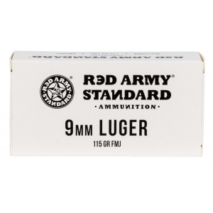 Red Army Standard Luger Steel FMJ Ammo