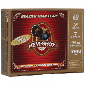 HEVI-SHOT Hevi-13 20ga 3in 1-1/4oz #7 5 Rd/bx 10 Bx/cs 604544700121 178224794