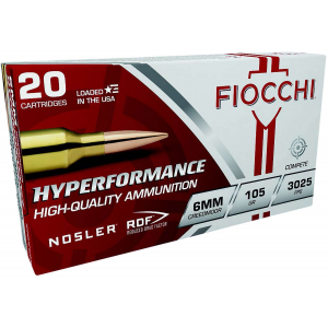Fiocchi Hyperformance Match Nosler Reduced Drag Factor Case Ammo