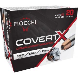 Fiocchi CovertX Case JHP Ammo