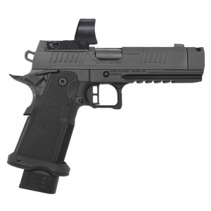 Alpha Foxtrot AF1911-Romulus 9mm 4.25 Compensated MOS RMSC Ready w/ RMR Plate DLC Black Pistol w/ Mecanik M03 Red Dot - Alpha Foxtrot