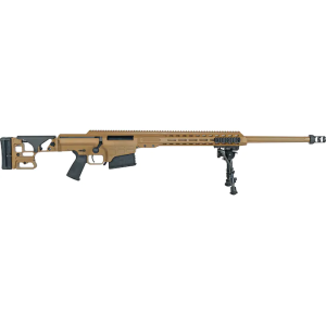 Barrett MRAD MK22 Bolt Action Centerfire Rifle 338 Norma Magnum, 300 Norma Magnum, 7.62x51mm, Fluted Barrel Coyote Brown Folding