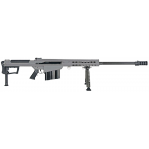BARRETT M107A1-S SEMI AUTO RIFLE .50BMG 29 FLUTED 1:15 10RD STEEL TUNGSTEN GREY