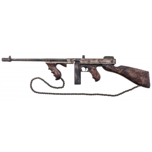 Thompson T150DC8 1927A-1 Wastelander .45 Cal 50+1 18 Finned Barrel, Aluminum Receiver, Fixed Stock