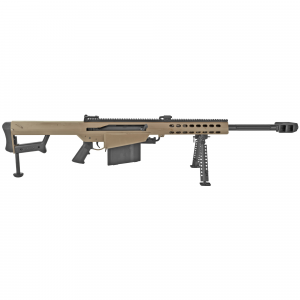 Barrett Model 82A1, .50BMG, 20 Fluted Barrel, 1- 10rd Magazine, FDE, Rifle