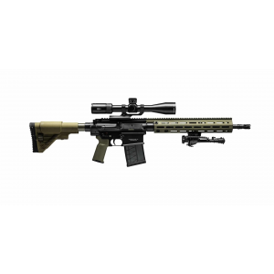 Heckler & Koch MR762A1 Long Rifle Package III, 7.62x51mm NATO, 16.50 Barrel, 1- 20 Round, Black w/ FDE, Rifle