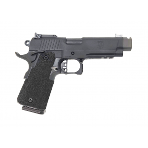 Accuracy X Pro Darkfighter 9mm 425 Barrel w Comp 1 16rd Magazine Optic Ready CarbonPoly Grip BlackOut Matte Finish Pistol