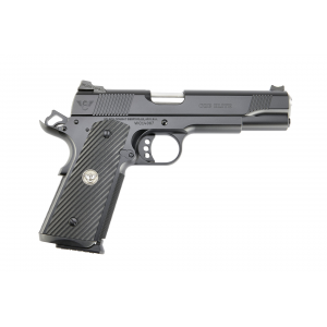 Wilson Combat CQB Elite Full Size 1911 9mm 5 10+1 Black Armor Tuff Carbon Steel Beavertail Frame Pistol