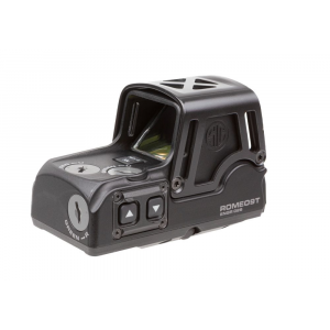SIG SAUER ROMEO9T RED DOT SIGHT, DUAL RETICLE, 0.5 MOA ADJ, CR123A, HEX BOLT MOUNT, SHROUD, BLACK