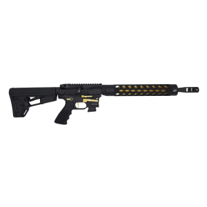 JP Enterprises JP-5 14.5(P&W16) Roller Delayed Dual Charge Matte Black Gold Controls 9mm Rifle