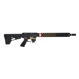 JP Enterprises JP-5 16 Barrel Roller Delayed Dual Charge Matte Black Gold Controls 9mm Rifle