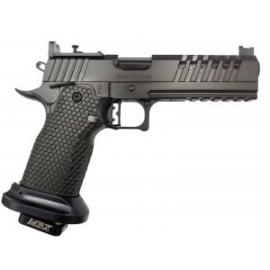 Masterpiece Arms DS9 Hybrid, 9mm, 5 Barrel, 2 Magazines, Trijicon Optics Ready, Black Pistol