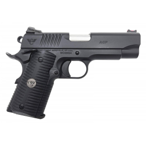 Wilson Combat ACP Compact 9mm 4 1- 10rd & 1- 8rd Magazine AMBI SAFETY Black Pistol