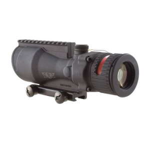 Trijicon 100002 ACOG  6x 48mm Obj 17 ft @ 100 yds FOV Matte Black Finish Illuminated Red Chevron 308 BAC