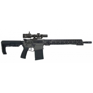 Patriot Ordnance Factory Revolution 308 win 165 Barrel Direct Impingement 1 20 Round Magazine Tungsten Rifle w Sig Tango MSR 16 FFP RifleScope