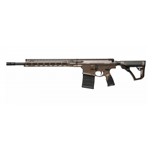 Daniel Defense DD5 V4 6.5 Creedmoor 18 20+1 Mil-Spec Brown Cerakote Black 6 Position w/SoftTouch Overmolding Stock MLOK Rifle